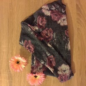 Floral Cardigan with Lace Back